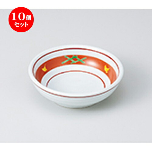 10個セット ☆ 松花堂 ☆ 朱巻井桁丸鉢 [ 11 x 3.5cm ］ | 弁当 小鉢 豆皿 幕ノ内 人気 おすすめ 食器 業務用 飲食店 カフェ うつわ 器 おしゃれ かわいい ギフト プレゼント 引き出物 誕生日 贈り物 贈答品 食器セット
