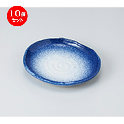 10個セット ☆ 和皿 ☆ 吹墨変形6.0皿 [ 17 x 15.5 x 2.7cm ］ | 人気 おすすめ 食器 業務用 飲食店 カフェ うつわ 器 おしゃれ かわいい ギフト プレゼント 引き出物 誕生日 贈り物 贈答品 食器セット｜せともの本舗