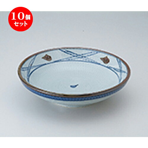 10個セット ☆ めん皿 ☆ ゴス巻サビ点高台7.5めん皿 [ 23.5 x 6.3cm ］ | そば 蕎麦 めん 麺おすすめ 人気 食器 業務用 飲食店 カフェ うつわ 器 おしゃれ かわいい お洒落 可愛い ギフト プレゼント 引き出物 内祝い 結婚祝い 誕生日 贈り物 贈答品 食器セット 28,750円
