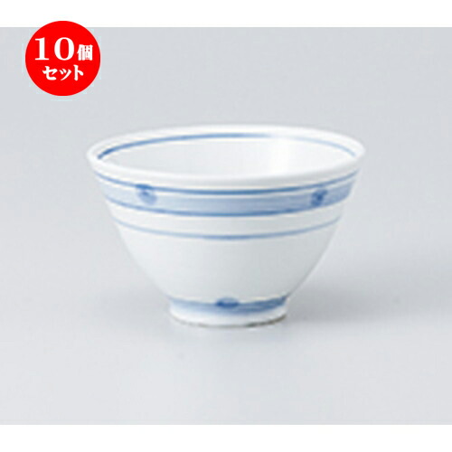 10個セット☆ 飯椀 ☆ ダミライン夏目型飯碗（大） [ 11.7 x 6.9cm ］ | ちゃわん お茶碗 飯碗 ご飯茶碗 白米 人気 おすすめ 食器 業務用 飲食店 カフェ うつわ 器 おしゃれ かわいい ギフト プレゼント 引き出物 誕生日 贈り物 贈答品 食器セット｜せともの本舗