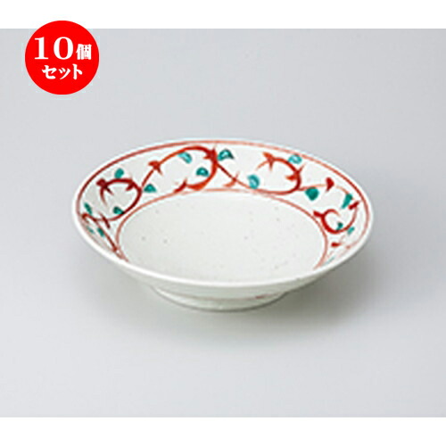 10個セット ☆ めん皿 ☆ 錦唐草盛鉢 [ 25 x 6.4cm ］ | そば 蕎麦 めん 麺おすすめ 人気 食器 業務用 飲食店 カフェ うつわ 器 おしゃれ かわいい お洒落 可愛い ギフト プレゼント 引き出物 内祝い 結婚祝い 誕生日 贈り物 贈答品 食器セット