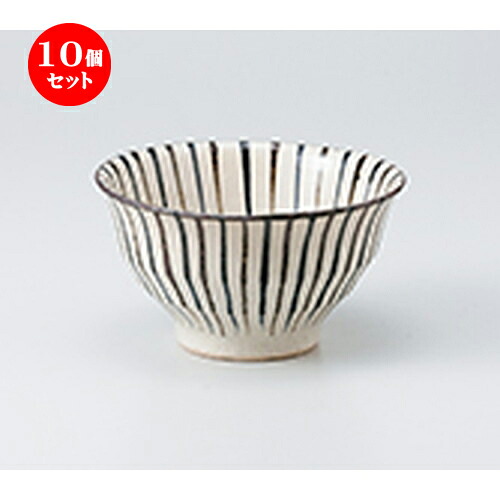 10個セット ☆ 多用碗 ☆ 手描き錆十草4.5寸多用丼 [ 13.5 x 8cm ］ | 多用丼 サラダ 麺類 スープ 食器 業務用 飲食店 カフェ うつわ 器 おしゃれ かわいい お洒落 可愛い ギフト プレゼント 引き出物 内祝い 結婚祝い 誕生日 贈り物 贈答品 おすすめ 食器セット 28,314円