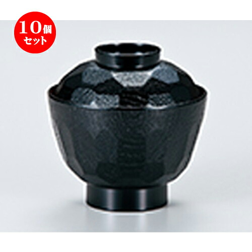 10個セット 亀甲定食椀 黒内朱 ［ φ102 x h 102mm ］ | 小吹椀 汁椀 お椀 煮物碗 吸物椀 スープ soupcup プレゼント ギフト 結婚祝い 引き出物 内祝い 開店祝い 退職祝い 贈答品 贈り物 人気 通販 おしゃれ かわいい 業務用 飲食店