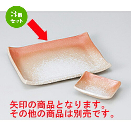 3個セット 焼物皿 /雪どけ焼物皿 [ 21.3 x 15.6 x 2.7cm ] | 焼き物皿 ステーキ皿 サンマ 焼き魚 食器 業務用 飲食店 カフェ うつわ 器 おしゃれ かわいい お洒落 ギフト プレゼント 引き出物 内祝い 結婚祝い 誕生日 贈り物 贈答品 おすすめ 人気 食器セット
