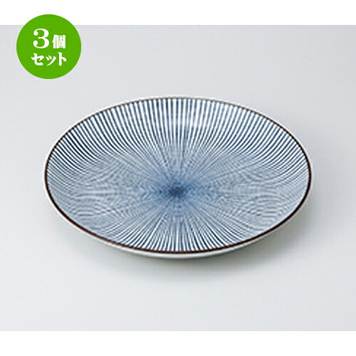 3個セット☆ 盛込皿 ☆ 千段十草10.0皿 [ 31.2 x 4cm ］ | 盛皿 和食 取り皿 居酒屋 人気 おすすめ 食器 業務用 ファミリー 飲食店 カフェ うつわ ホテル 家庭用 器 おしゃれ SNS 内祝い ギフト プレゼント パーティ 引き出物 誕生日 記念日 贈り物 贈答品 SNS 食器セット