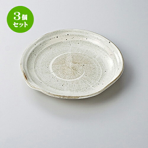 3個セット ☆ 和風パスタ皿 ☆ 渦刷毛片口大皿 [ 25 x 24.5 x 4.5cm ］ | パスタ パスタ皿 カレー皿 パスタボウル 食器 業務用 飲食店 カフェ うつわ 器 おしゃれ かわいい お洒落 可愛い ギフト プレゼント 引き出物 内祝い 結婚祝い 誕生日 贈り物 贈答品 食器セット 7,449円