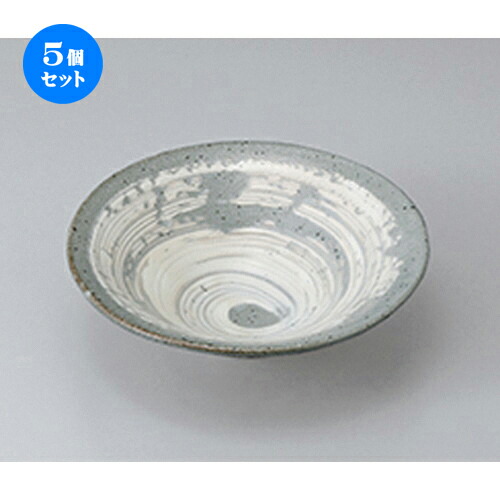 5個セット☆ 向付 ☆ 粉引刷毛反向付 ［ 18.5 x 5.5cm ］ | 人気 おすすめ 食器 業務用 飲食店 カフェ うつわ 器 おしゃれ かわいい ギフト プレゼント 引き出物 誕生日 贈り物 贈答品 食器セット