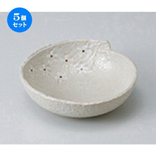 5個セット☆ 中鉢 ☆ 白押花ボール（L） ［ 14.8 x 4.7cm ］ | 中鉢 盛鉢 取り鉢 ボウル 中 おすすめ 人気 食器 業務用 飲食店 カフェ うつわ 器 おしゃれ かわいい お洒落 ギフト プレゼント 引き出物 内祝い 結婚祝い 誕生日 贈り物 贈答品 食器セット