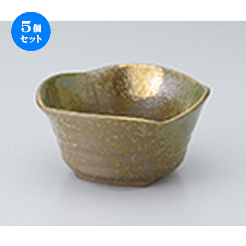 5個セット☆ 小鉢 ☆ 金彩吹織部小鉢（大） ［ 11.2 x 11.2 x 5.8cm ］ | 小鉢 小 小さい 鉢 ボウル 万能 人気 おすすめ 食器 業務用 飲食店 カフェ うつわ 器 おしゃれ かわいい ギフト プレゼント内祝い 結婚祝い 誕生日 贈り物 贈答品 食器セット｜せともの本舗