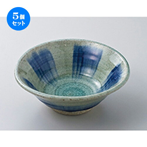 5個セット☆ 向付 ☆ 御深井ｺﾞｽ刷毛5.5平鉢 ［ 16.7 x 5.7cm ］ | 中鉢 盛鉢 取り鉢 ボウル 中 おすすめ 人気 食器 業務用 飲食店 カフェ うつわ 器 おしゃれ かわいい お洒落 ギフト プレゼント 引き出物 内祝い 結婚祝い 誕生日 贈り物 贈答品 食器セット