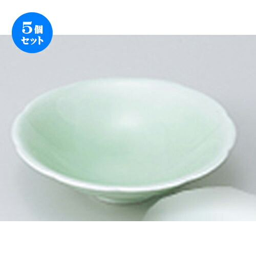 5個セット☆ 刺身 ☆ もえぎ輪花 向付 ［ 14.8 x 4.2cm ］ | 人気 おすすめ 食器 業務用 飲食店 カフェ うつわ 器 おしゃれ かわいい ギフト プレゼント 引き出物 誕生日 贈り物 贈答品 食器セット