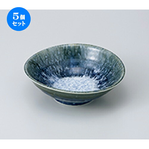 5個セット☆ 向付 ☆ すぷらっしゅ和み楕円18cm鉢 ［ 18 x 17 x 5.7cm ］ | 中鉢 盛鉢 取り鉢 ボウル 中 おすすめ 人気 食器 業務用 飲食店 カフェ うつわ 器 おしゃれ かわいい お洒落 ギフト プレゼント 引き出物 内祝い 結婚祝い 誕生日 贈り物 贈答品 食器セット