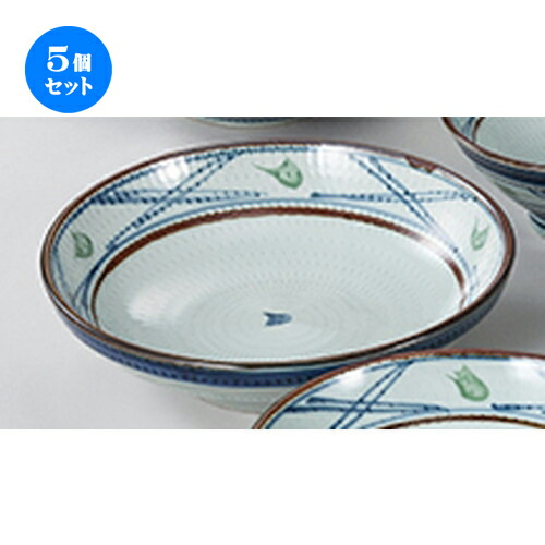 5個セット☆ 和陶オープン ☆ 飛びかんな格子 7.5麺皿 [ 23.5 x 6.2cm ] | そば 蕎麦 めん 麺おすすめ 人気 食器 業務用 飲食店 カフェ うつわ 器 おしゃれ かわいい お洒落 可愛い ギフト プレゼント 引き出物 内祝い 結婚祝い 誕生日 贈り物 贈答品 食器セット