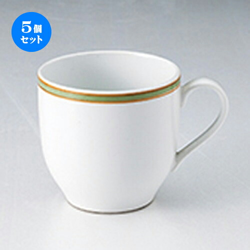 5個セット☆ 洋陶オープン ☆ オリーブライン(強) マグ [ 8.2 x 7.6cm ・210cc ] | マグ マグカップ コーヒー 紅茶 ティー 人気 おすすめ 食器 洋食器 業務用 飲食店 カフェ うつわ 器 おしゃれ かわいい ギフト プレゼント 引き出物 誕生日 贈り物 贈答品 食器セット