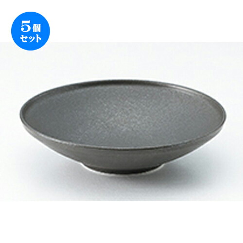 5個セット☆ 洋陶オープン ☆ フィノ クリスタルブラック 14.5cm浅ボール [ φ14.5 x h3.6cm ] | おすすめ 人気 食器 業務用 飲食店 カフェ うつわ 器 おしゃれ かわいい お洒落 可愛い ギフト プレゼント 引き出物 内祝い 結婚祝い 誕生日 贈り物 自宅 イベント 食器セット