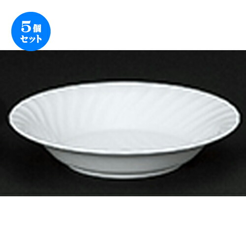 5個セット ☆ 洋陶オープン ☆ ＫＷホワイトウェーブ 9吋スープ [ 23 x 4.4cm ] | スープボウル スープ碗 汁椀 スープマグ 人気 おすすめ 食器 洋食器 業務用 飲食店 カフェ うつわ 器 おしゃれ かわいい ギフト プレゼント 引き出物 誕生日 贈り物 贈答品 自宅 食器セット