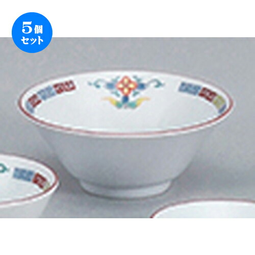 5個セット☆ 中華オープン ☆ 三色雷門 4.8ライス丼 [ 15 x 6cm ] | スープ 汁椀 フカヒレ ライス 飯碗 チャーハン ラーメン 人気 おすすめ 食器 中華 飯店 中華食器 業務用 飲食店 カフェ うつわ 器 おしゃれ かわいい ギフト プレゼント 引き出物 誕生日 食器セット