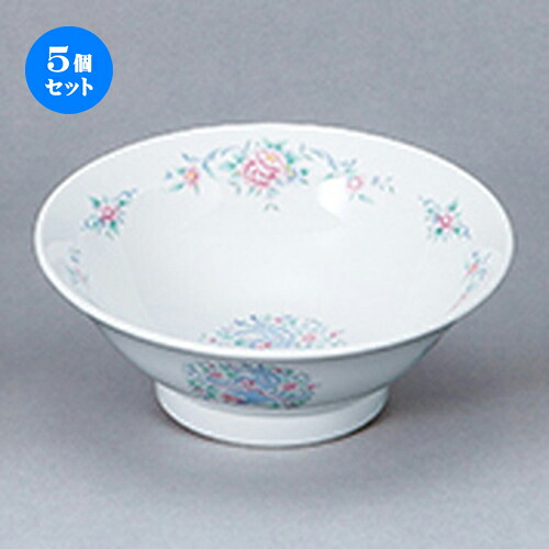 5個セット☆ 中華オープン ☆ 天翔鳳凰 7.0高台丼 [ 21.5 x 8cm ・1270cc ] | 丼 丼ぶり どんぶり ラーメン チャーハン 人気 おすすめ 食器 中華 飯店 中華食器 業務用 飲食店 カフェ うつわ 器 おしゃれ かわいい ギフト プレゼント 引き出物 誕生日 食器セット｜せともの本舗