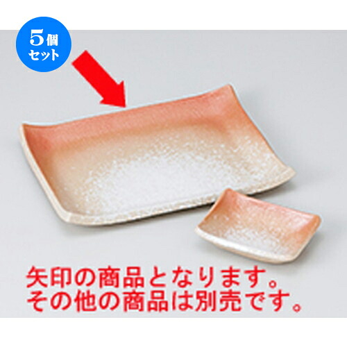 5個セット 焼物皿 /雪どけ焼物皿 [ 21.3 x 15.6 x 2.7cm ] | 焼き物皿 ステーキ皿 サンマ 焼き魚 食器 業務用 飲食店 カフェ うつわ 器 おしゃれ かわいい お洒落 ギフト プレゼント 引き出物 内祝い 結婚祝い 誕生日 贈り物 贈答品 おすすめ 人気 食器セット