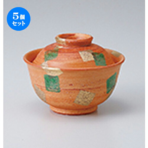 5個仕掛ける ☆ 蓋物 ☆ 金緑彩円御菓子碗 [ 11 x 8.5糎 ］ | 一般受け おすすめ 食器 お役目用 飲食店 喫茶店 うつわ 器 今めかしい 可愛らしい 差し上げ物 差し上げ物 差し上げ物 生まれ落ちる日 差し上げ物 譲りわたす品 食器仕掛ける