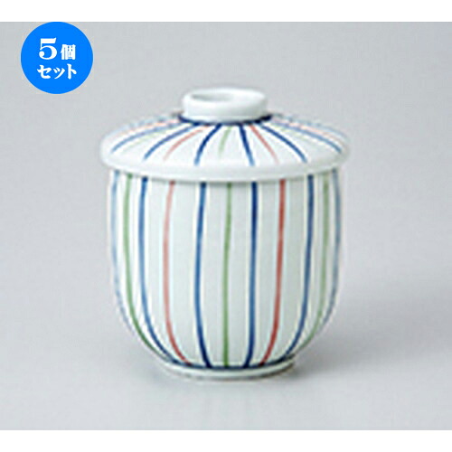 5個セット 蒸碗 / 十草小むし椀 [ 7.2 x 8.3cm・140cc ] | 茶碗蒸し ちゃわんむし 蒸し器 寿司屋 碗 むし碗 食器 業務用 飲食店 おしゃれ かわいい ギフト プレゼント 引き出物 誕生日 贈り物 贈答品 食器セット