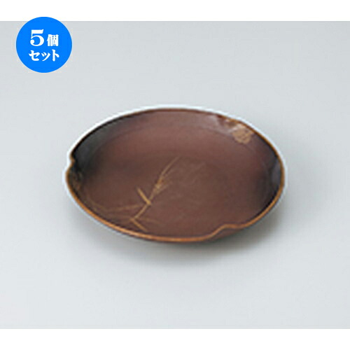5個セット☆ 和皿 ☆ 秋の詩三ツ押5.0皿 [ 14.8 x 3cm ］ | 中皿 デザート皿 取り皿 人気 おすすめ 食器 業務用 飲食店 カフェ うつわ ホテル 家庭用 器 SNS 内祝い ギフト プレゼント パーティ 引き出物 誕生日 記念日 贈り物 贈答品 SNS 食器セット