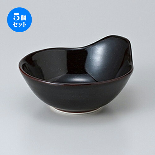 5個セット ☆ 呑水 ☆ 天目呑水（大） [ 14.3 x 12.8 x 6.7cm ］ | 和食器 呑水 とんすい 玉割 料亭 ホテル 食器 業務用 飲食店 カフェ うつわ 器 おしゃれ かわいい ギフト プレゼント 内祝い 誕生日 贈り物 贈答品 おすすめ 食器セット