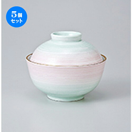 5個仕掛ける ☆ 蓋物 ☆ 白毛はらい目二色吹煮物碗 [ 11.2 x 9糎 ］ | 一般受け おすすめ 食器 お役目用 飲食店 喫茶店 うつわ 器 今めかしい 可愛らしい 差し上げ物 差し上げ物 差し上げ物 生まれ落ちる日 差し上げ物 譲りわたす品 食器仕掛ける