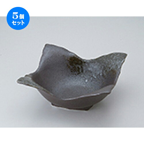 5個セット ☆ 多用鉢 ☆ 黒白吹四方鉢（大） [ 19.5 x 19.5 x 8.5cm ］ | 中鉢 盛鉢 取り鉢 ボウル 中 おすすめ 人気 食器 業務用 飲食店 カフェ うつわ 器 おしゃれ かわいい お洒落 ギフト プレゼント 引き出物 内祝い 結婚祝い 誕生日 贈り物 贈答品 食器セット