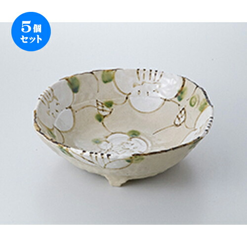 5個セット☆ 盛込鉢 ☆ 格子花盛鉢 [ 26 x 24.5 x 7.5cm ］ | 盛り鉢 盛鉢 万能 取り鉢 おすすめ 食器 業務用 飲食店 カフェ うつわ 器 おしゃれ かわいい お洒落 可愛い おしゃれ かわいい お洒落 可愛い 食器セット