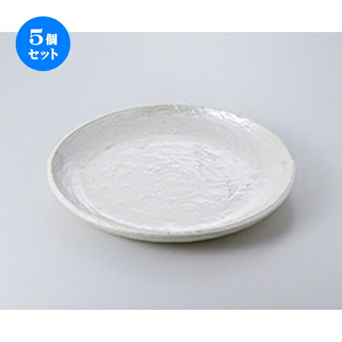 5個セット☆ 盛込皿 ☆ 真珠9.0丸皿 [ 27.2 x 3cm ］ | 盛皿 和食 取り皿 居酒屋 人気 おすすめ 食器 業務用 ファミリー 飲食店 カフェ うつわ ホテル 家庭用 器 おしゃれ SNS 内祝い ギフト プレゼント パーティ 引き出物 誕生日 記念日 贈り物 贈答品 SNS 食器セット