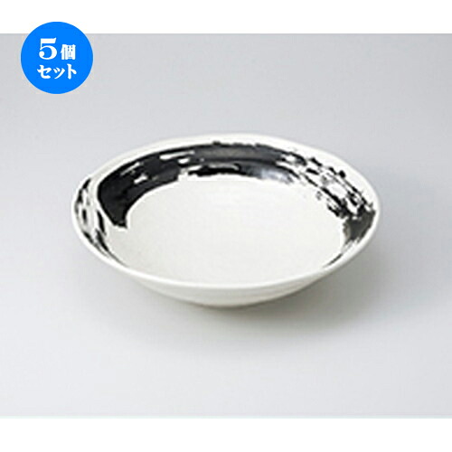 5個セット ☆ 多用鉢 ☆ 白海流9.0盛鉢 [ 27 x 7.2cm ］ | 中鉢 盛鉢 取り鉢 ボウル 中 おすすめ 人気 食器 業務用 飲食店 カフェ うつわ 器 おしゃれ かわいい お洒落 ギフト プレゼント 引き出物 内祝い 結婚祝い 誕生日 贈り物 贈答品 食器セット 32,247円