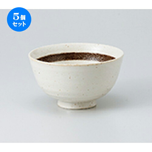 5個セット☆ 飯椀 ☆ うのふ碗 [ 12.2 x 7.0cm ］ | ちゃわん お茶碗 飯碗 ご飯茶碗 白米 人気 おすすめ 食器 業務用 飲食店 カフェ うつわ 器 おしゃれ かわいい ギフト プレゼント 引き出物 誕生日 贈り物 贈答品 食器セット
