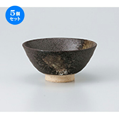 5個セット☆ 飯椀 ☆ 手造りわびすけ大平 [ 12.3 x 6.2cm ］ | ちゃわん お茶碗 飯碗 ご飯茶碗 白米 人気 おすすめ 食器 業務用 飲食店 カフェ うつわ 器 おしゃれ かわいい ギフト プレゼント 引き出物 誕生日 贈り物 贈答品 食器セット
