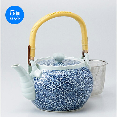 5個セット 土瓶 / 桜もみじ8号土瓶（Uアミ付） [ 16 x 13cm 1500cc ] | ポット 急須 土瓶 お茶 大きい 一服 まったり 人気 おすすめ 食器 業務用 飲食店 カフェ うつわ 器 おしゃれ かわいい ギフト プレゼント 引き出物 誕生日 贈り物 贈答品 食器セット｜せともの本舗 30,674円