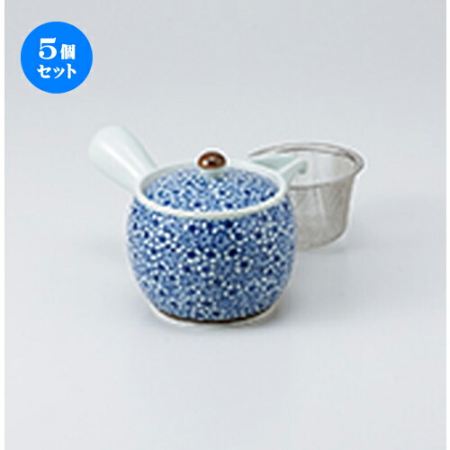 5個セット 急須 / 桜もみじ丸型中急須（Uアミ付）11 x 9cm 400cc ] | ポット 急須 きゅうす 土瓶 お茶 一服 まったり 人気 おすすめ 食器 業務用 飲食店 カフェ うつわ 器 おしゃれ かわいい ギフト プレゼント 引き出物 誕生日 贈り物 贈答品 食器セット 16,093円