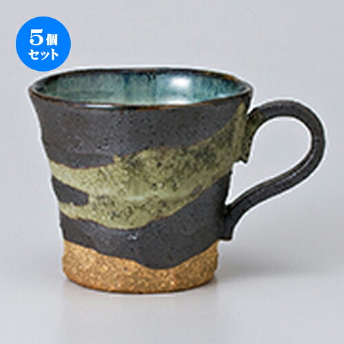5個仕掛ける☆ マグカップ ☆ 黒銀彩雲面取マグカップ [ 9.5 x 8.8糎 ・ 300竓 ］ | 一般受け おすすめ 食器 御役目用 飲食店 喫茶店 うつわ 器 今めかしい 愛くるしげ 差し上げ物 差し上げ物 差し上げ物 生まれ落ちる日 差し上げ物 差しあげる品 食器仕掛ける