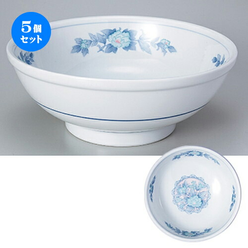 5個セット☆ 中華単品 ☆ 三色牡丹6.5玉丼 [ 19.6 x 7.5cm ・ 1150cc ］ | 丼 丼ぶり どんぶり ラーメン チャーハン 人気 おすすめ 食器 中華 飯店 中華食器 業務用 飲食店 カフェ うつわ 器 おしゃれ かわいい ギフト プレゼント 引き出物 誕生日 贈り物 贈答品 食器セット