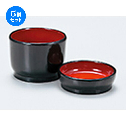 5個仕掛ける 竹筒露いささかも入れ 黒内朱（香辛料皿付） ［ φ82 x h 74粍 ］ | ソバ 目の前 うどん 出前 和食 寄りあい おすすめ 一般受け 食器 お役目用 飲食店 喫茶店 うつわ 器 今めかしい 可愛らしい 着飾る 差し上げ物 差し上げ物 差し上げ物 内祝い 一緒になる祝賀会 生まれ落ちる日 差し上げ物 譲りわたす品