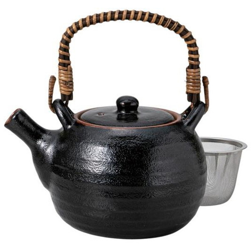 ゆず天目7号土瓶 [ 15 x 15 x 11.8cm 1250cc ] | 土瓶 | おすすめ 人気 食器 業務用 飲食店 カフェ うつわ おしゃれ かわいい 可愛い ギフト プレゼント 引き出物 結婚祝い 誕生日｜せともの本舗