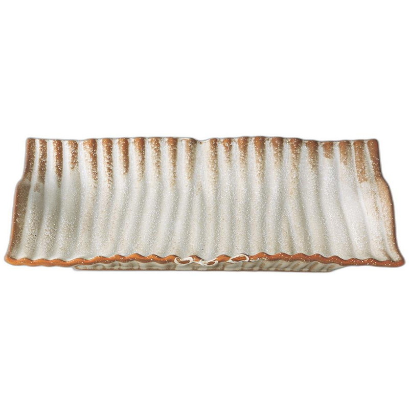 ヨーロピアン40cm長角プレート 芳萩 [ 41 x 25.3 x 5.8cm ] | 洋食器大皿 | おすすめ 人気 食器 業務用 飲食店 カフェ うつわ おしゃれ かわいい 可愛い ギフト プレゼント 引き出物 結婚祝い 誕生日
