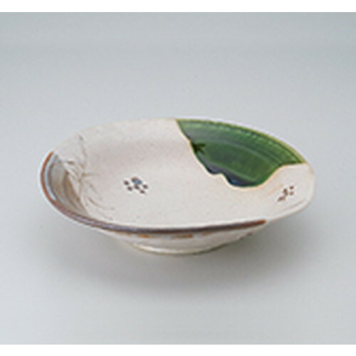 多用鉢 織部8.0盛鉢 ［ 24 x 6.5cm ］ | 中鉢 盛鉢 取り鉢 ボウル 中 おすすめ 人気 食器 業務用 飲食店 カフェ うつわ 器 おしゃれ かわいい お洒落 ギフト プレゼント 引き出物 内祝い 結婚祝い 誕生日 贈り物 贈答品