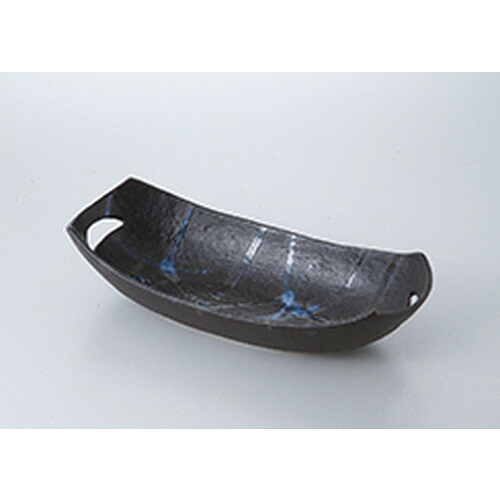盛込鉢 乱格子長鉢 ［ 35 x 15.5 x 8cm ］ | 盛り鉢 盛鉢 万能 取り鉢 おすすめ 食器 業務用 飲食店 カフェ うつわ 器 おしゃれ かわいい お洒落 可愛い おしゃれ かわいい お洒落 可愛い