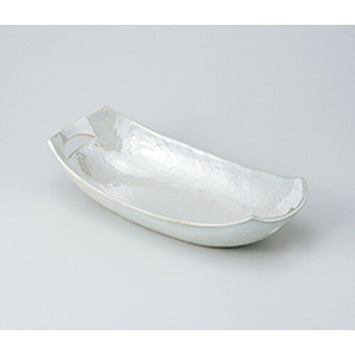 盛込鉢 真珠長鉢 ［ 35 x 15.3 x 8.5cm ］ | 盛り鉢 盛鉢 万能 取り鉢 おすすめ 食器 業務用 飲食店 カフェ うつわ 器 おしゃれ かわいい お洒落 可愛い おしゃれ かわいい お洒落 可愛い