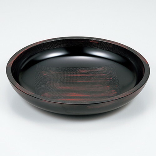 越前漆器11.5布目浅丸钵曙[φ353 x h 70mm]