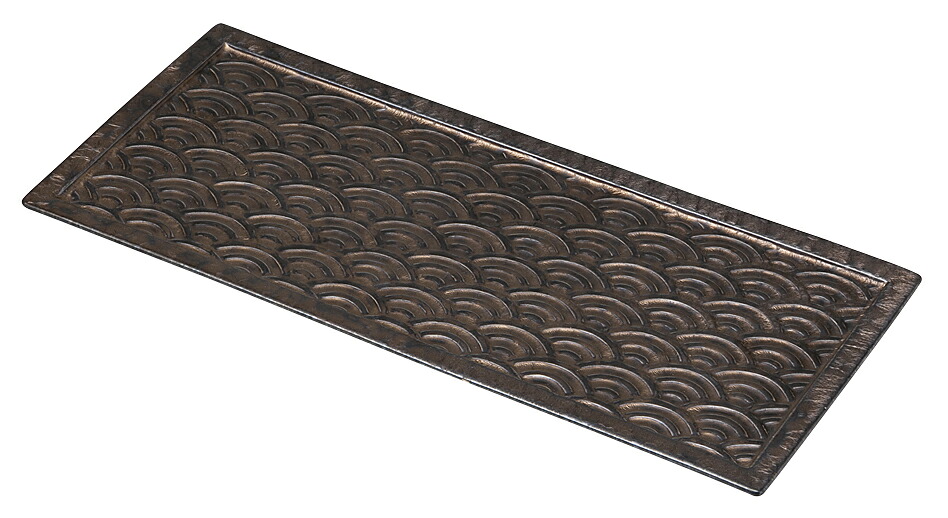 金たま物青海波長角37糎一皿 [37.8×16.2×1.5糎] | 器 食器 和食器 和皿 和食 飲食店 料理茶屋 泊まり 喫茶店 和喫茶店 茶寮 赤ちょうちん 通信販売 料理茶屋 御役目用 身寄り用 さし上げる 差し上げ物 差し上げ物 雑貨店 かっこ良い 愛くるしげ 喜び事 仕掛ける 和柄 食器・カトラリー・グラス-食器-皿・プレート