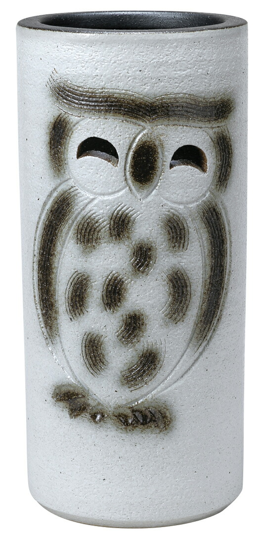 特売 白ぼかしふくろう傘立 21 5 46cm 飲食店 レストラン ホテル カフェ 喫茶店 業務用 居酒屋 通販 和食 料亭 家庭用 贈答 プレゼント ギフト 和カフェ 食器 和 雑貨店 かわいい お祝い 玄関 ふくろう アニマル 最新の激安 Emantel Com