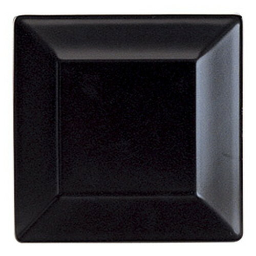 10個セット ☆ 角皿 ☆ スクエアー マットブラック 皿 D X H 2cm 四角