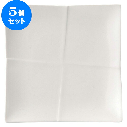 皿 プレート 贈答品 贈り物 誕生日 引き出物 プレゼント ギフト かわいい おしゃれ 器 うつわ カフェ 飲食店 業務用 洋食器 食器 おすすめ 人気 プレート 取り皿 パスタ サラダ 中皿 H3 2cm X D19 2 19cm折方皿 白菫 フリーシリーズ 5個セット 人気ショップが最