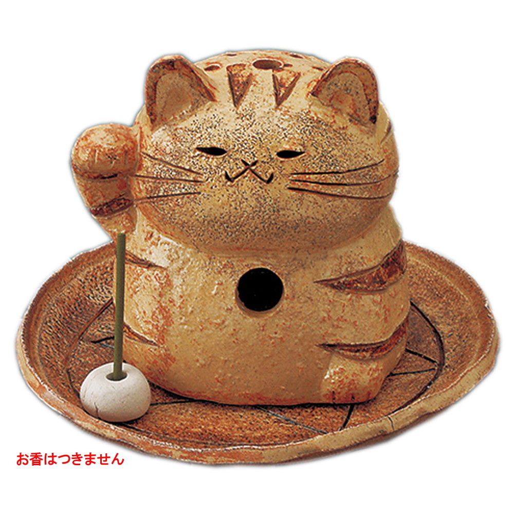 楽天市場】香炉 飾り香炉（招き猫） 商売繁盛 招福 [高さ7cm